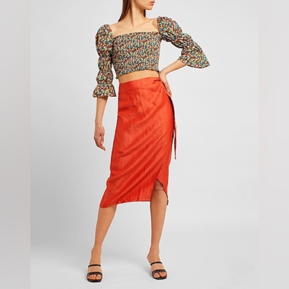 8 by Yoox | BNWT flax wrap skirt | size 44 - Picture 1 of 13